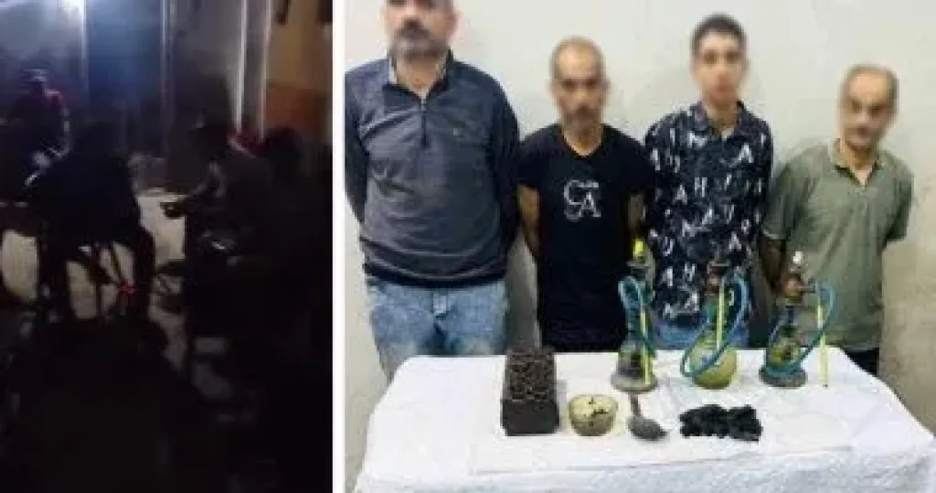 الداخلية تكشف ملابسات فيديو تعاطى المخدرات بمقهى فى دمياط