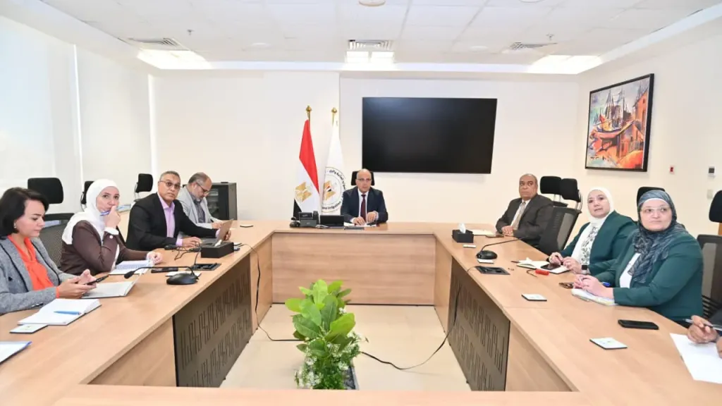 وزير الري يتابع أعمال الصيانة والتأهيل الجارية لحائط رشيد البحرى