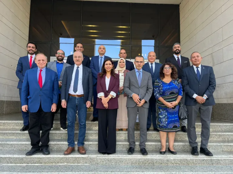 العامة للتأمين الصحي تستقبل وفدًا برلمانيًا لبنانيًا  للاطلاع على التجربة المصرية في التغطية الصحية