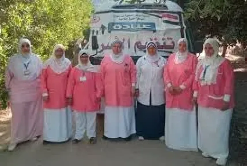 قافله طبيه مجانيه لاهالى شويش ببنى سويف