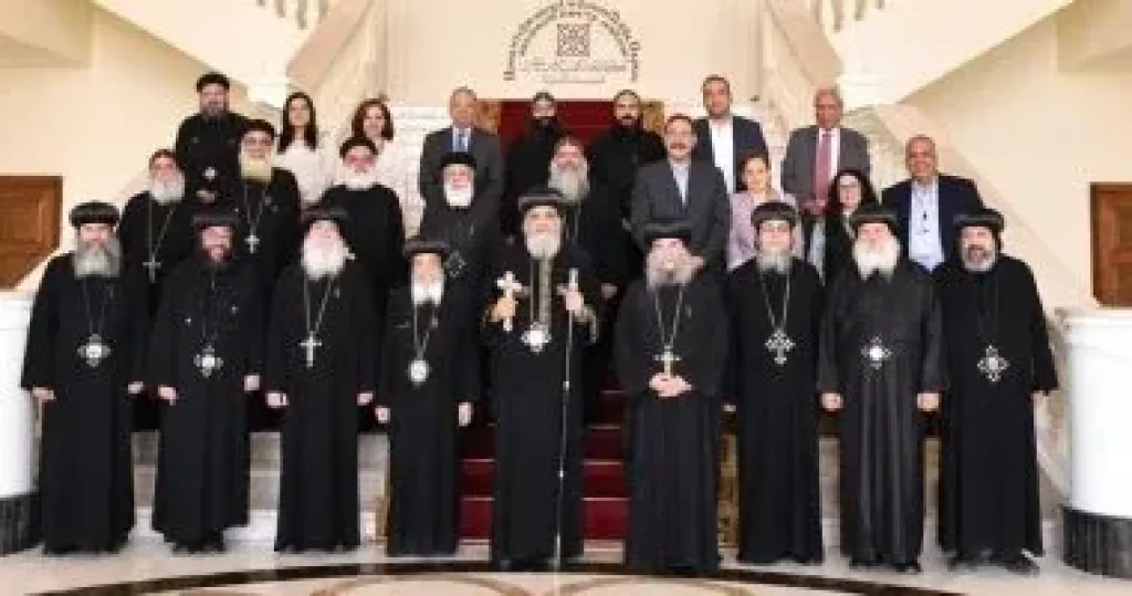 البابا تواضروس الثانى يتفقد الأكاديمية اللاهوتية في المقر البابوي بوادي النطرون