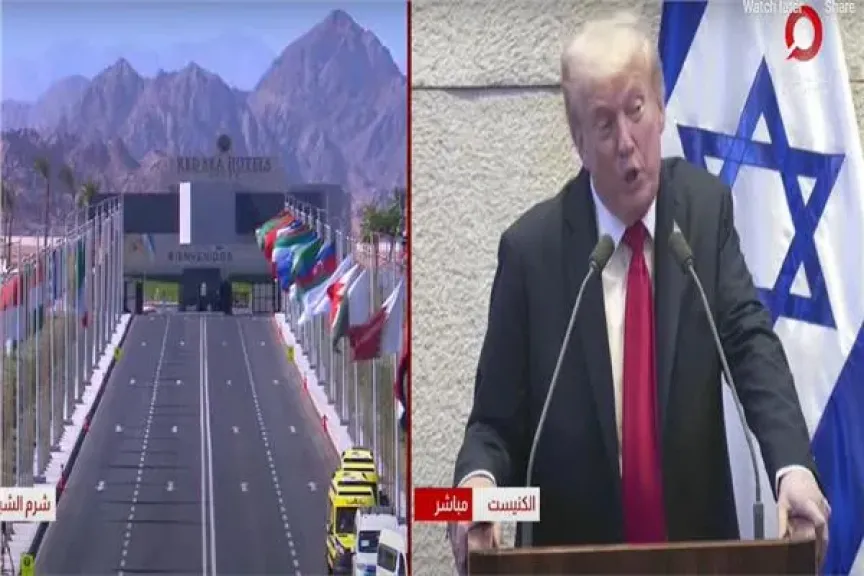 ترامب: سألتقي بعد قليل في مصر مع قادة جعلوا اتفاق السلام ممكنًا
