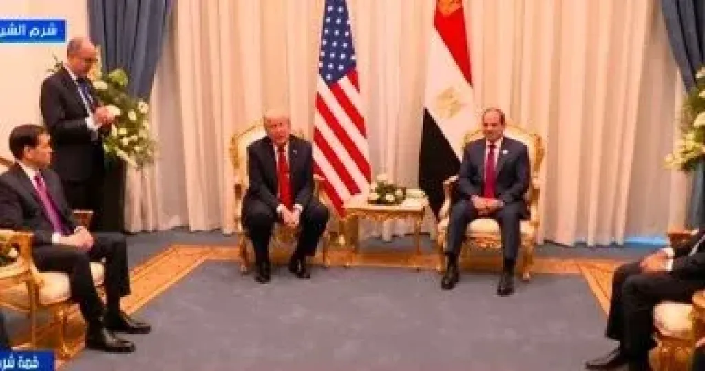 الرئيس السيسى لـ ترامب: نريد استكمال وقف إطلاق النار فى غزة