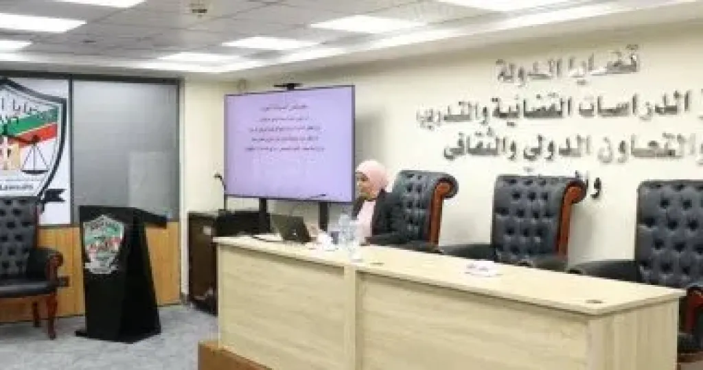 رئيس قضايا الدولة يفتتح قاعة مركز الدراسات القضائية والتدريب والتعاون الدولى