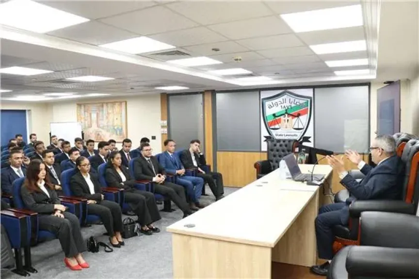 افتتاح قاعة مركز الدراسات القضائية والتدريب بـ هيئة قضايا الدولة