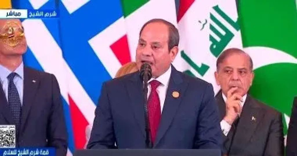 الرئيس السيسى: الشعب الفلسطينى له الحق فى تقرير مصيره