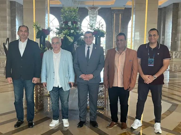صور/ اللجنة المنظمة تقوم بجولة تفقدية للاطمئنان على ترتيبات بطولة العالم لرفع الأثقال البارالمبي بالعاصمة الإدارية