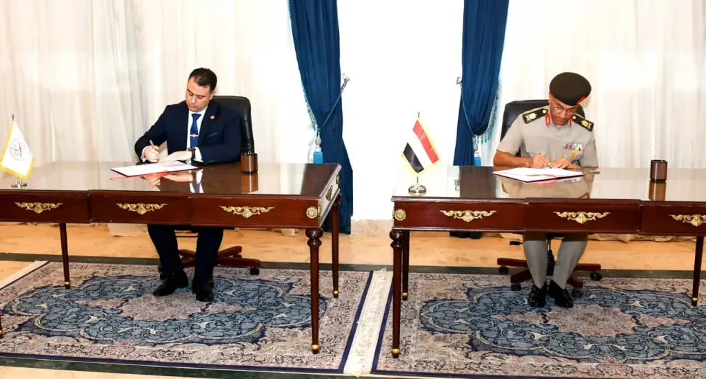 إدارة الحرب الكيميائية توقع بروتوكول تعاون مع هيئة المحطات النووية لتوليد الكهرباء..صور