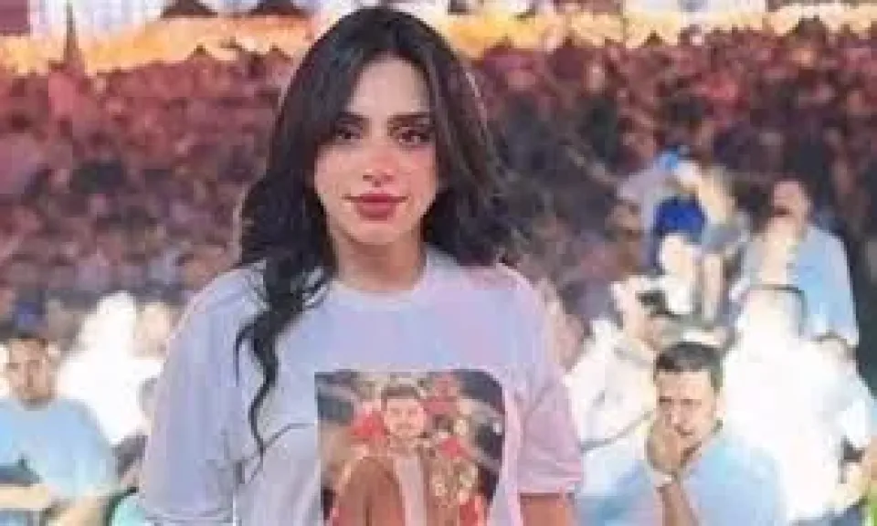 رحمة عصام تتعرض لحادث تصادم فى شارع البحر الأعظم