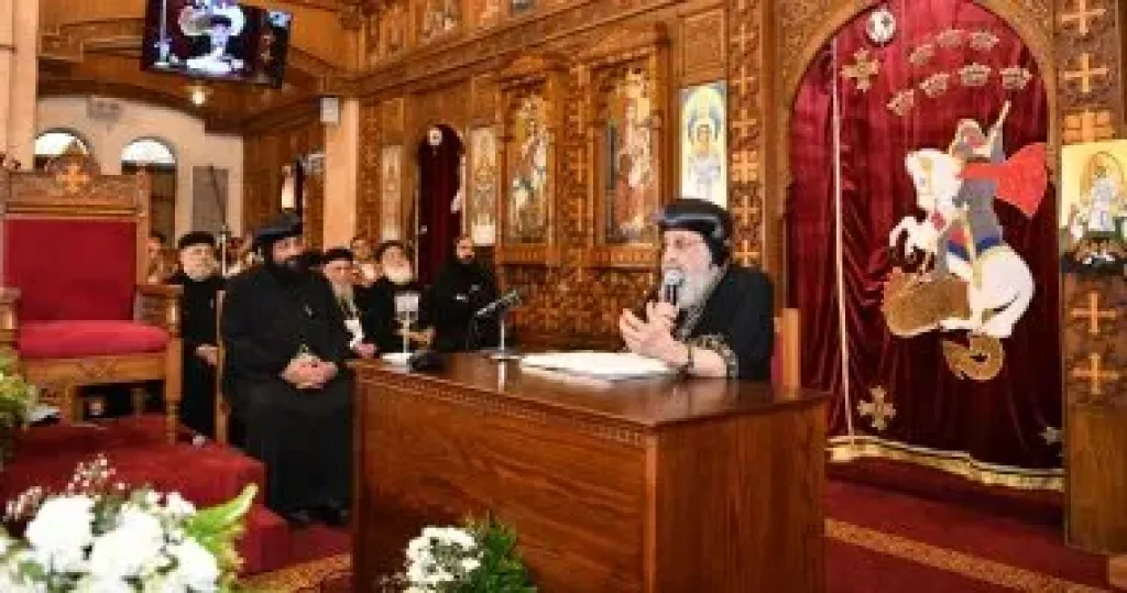 البابا تواضروس الثانى يلقى العظة الأسبوعية غدا