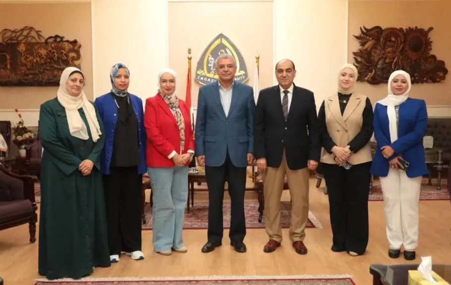 انطلاق فعاليات التقييم لجائزة جامعة الزقازيق الداخلية للتميز الحكومي