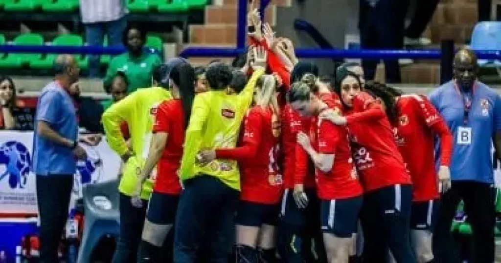 سيدات يد الأهلى أمام اتحاد النواصر المغربي فى بطولة أفريقيا