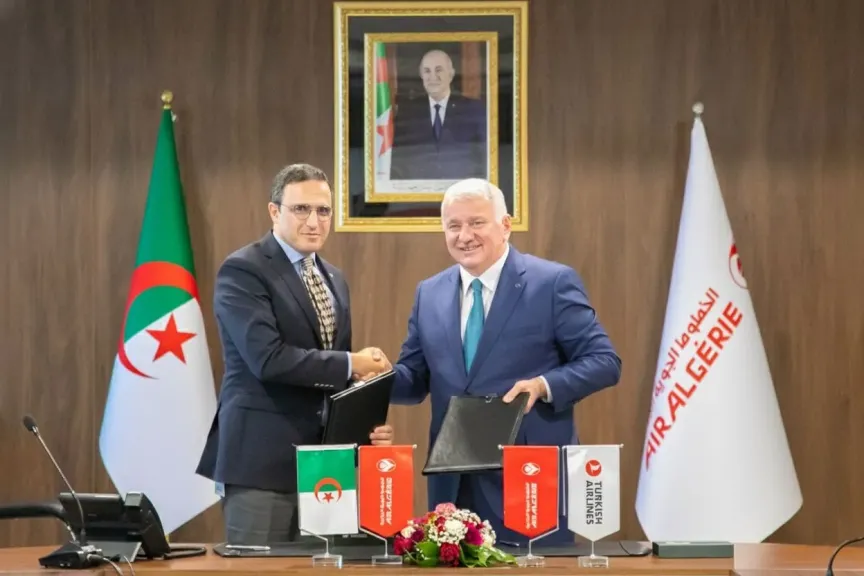 اتفاق تركي جزائري لتوسيع التعاون الجوي والرمز المشترك