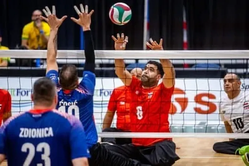 ”الطائرة البارالمبي” يواصل التألق  فاز على كرواتيا ويواجه البرازيل في كأس العالم بأمريكا