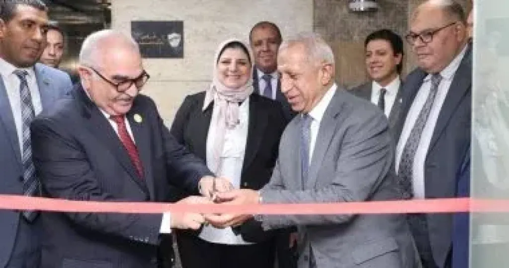 افتتاح قاعة مركز الدراسات القضائية والتدريب والتعاون الدولى بهيئة قضايا الدولة
