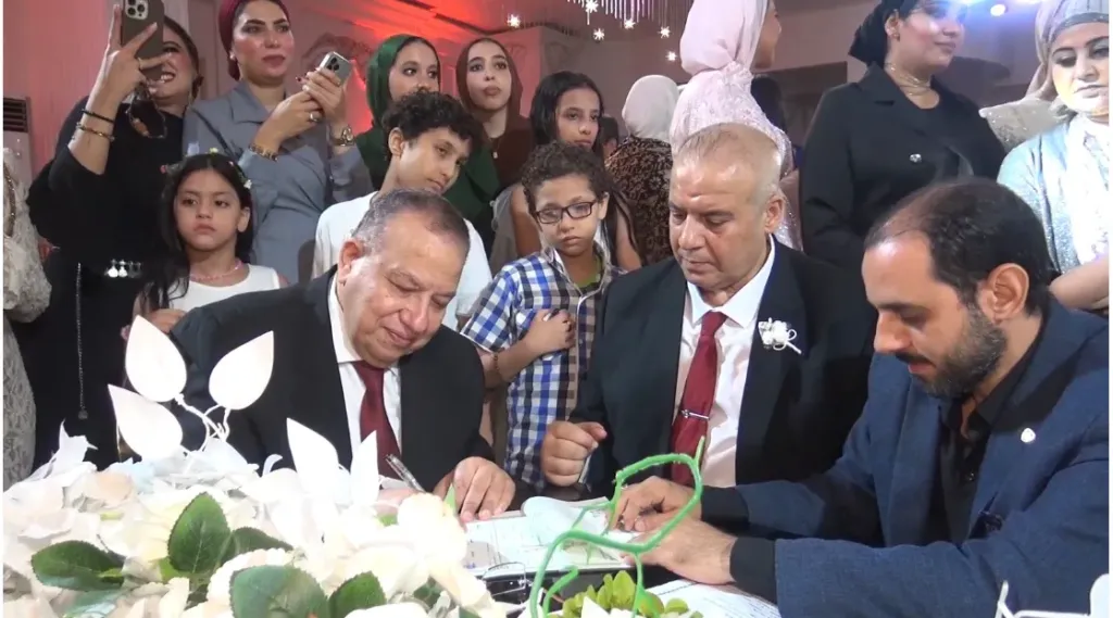 حفل زفاف أسطوري لنجل الكاتب الصحفي صالح شلبي يجمع كبار الشخصيات ورموز الدولة في قاعة لوميرا بدار ضباط الإشارة