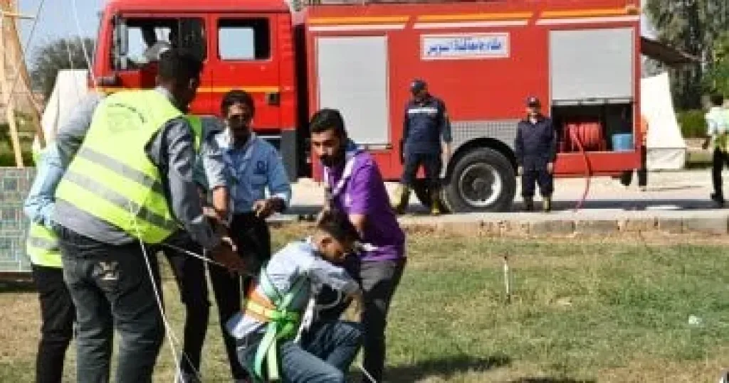 جامعة القناة تنفذ نموذجا عمليا لإدارة الأزمات بالمدن الجامعية