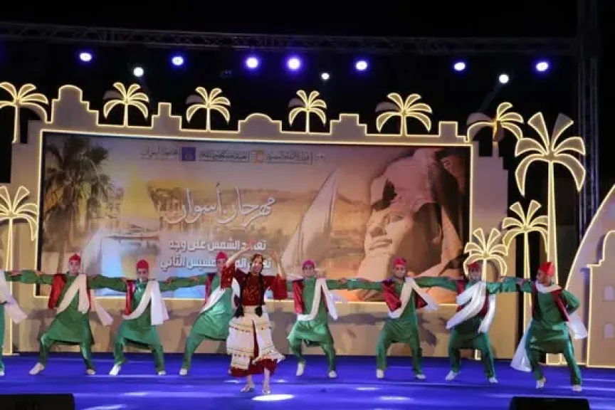 بورسعيد والأنفوشي تضيئان ليالي أسوان في مهرجان ”تعامد الشمس”