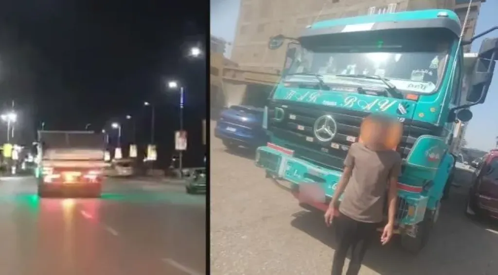 إضاءة مبهرة وسير متهور.. ضبط سائق نقل بلا رخصة بسوهاج