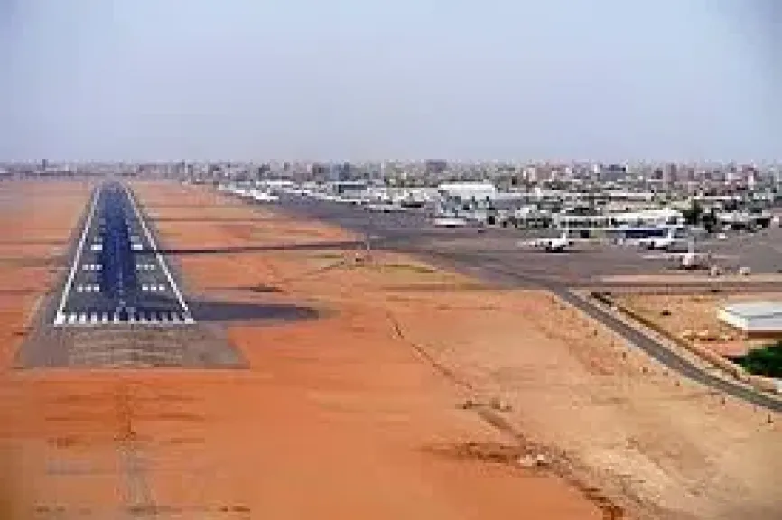 هجوم بطائرة مسيرة يستهدف محيط مطار الخرطوم