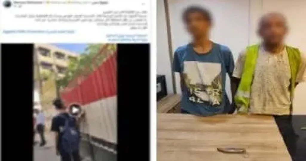 مشادة كلامية تتحول إلى تهديد بسلاح أبيض أمام مدرسة في إمبابة