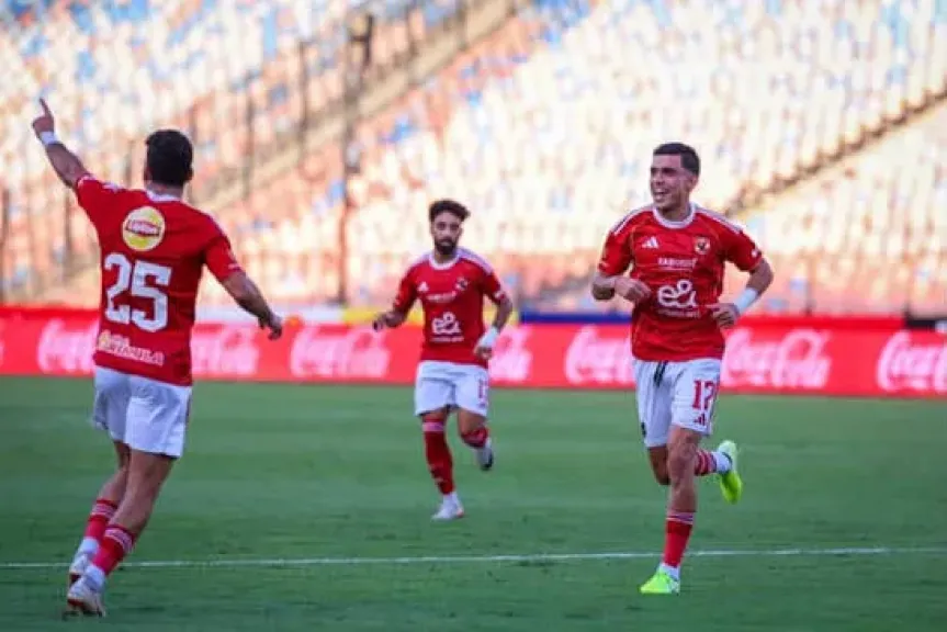 الأهلي يتقدم على الاتحاد السكندري بهدف بن شرقي في الشوط الأول