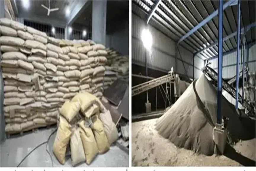 ضبط مصنع دون ترخيص لإنتاج وتعبئة الأسمدة الزراعية المغشوشة بالقليوبية