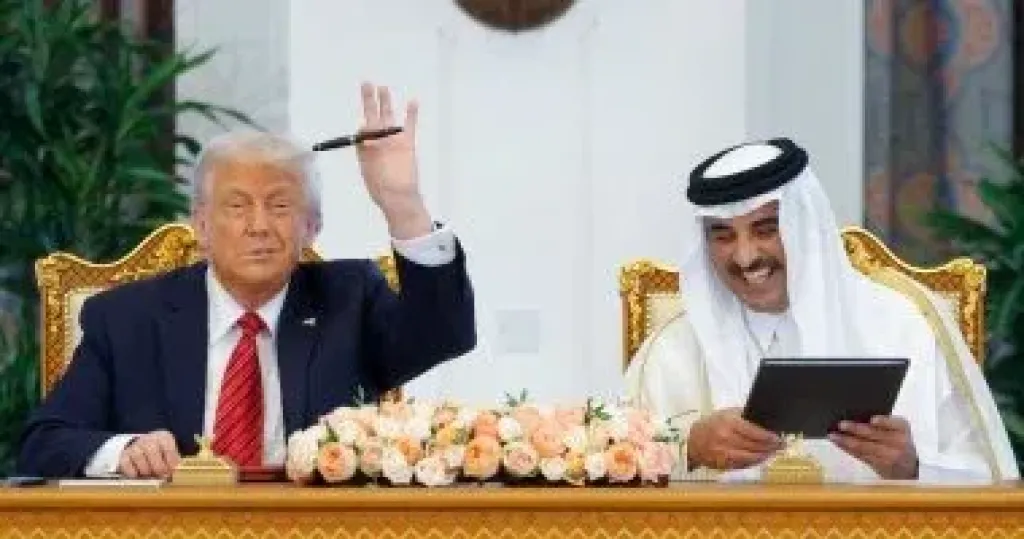 ترامب يعلن من الدوحة: قطر حليف عظيم للولايات المتحدة الأمريكية ترامب يعلن من الدوحة: قطر حليف عظيم للولايات المتحدة الأمريكية