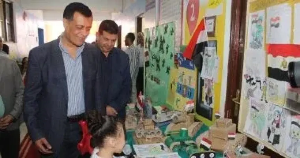 مدير تعليم سوهاج يفتتح المعرض الفني لرياض الأطفال بإدارة أخميم التعليمية