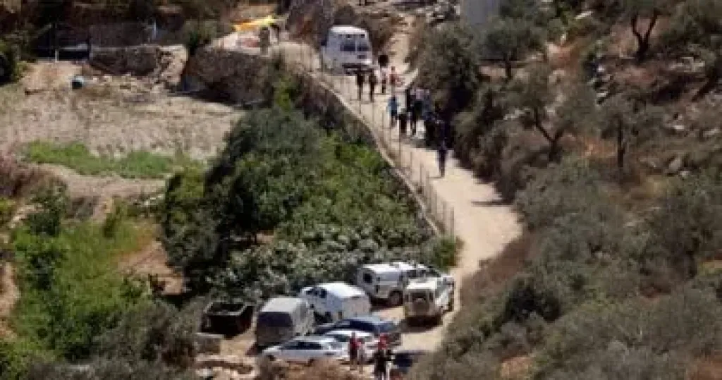 مستوطنون يهاجمون المزارعين في ترمسعيا والمغير شرق رام الله مستوطنون يهاجمون المزارعين في ترمسعيا والمغير شرق رام الله