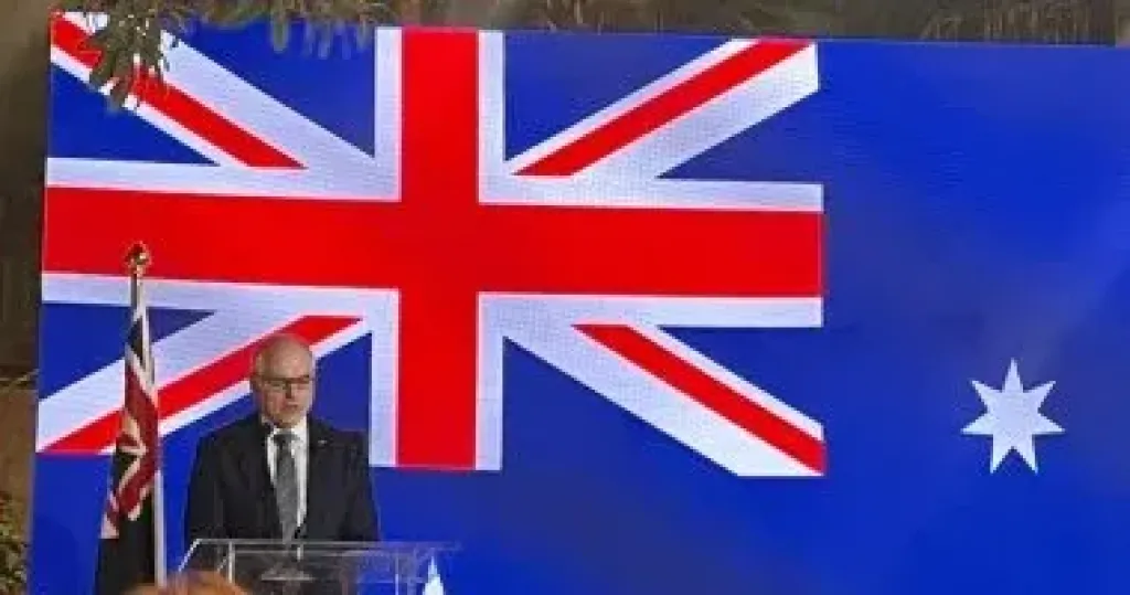 سفير أستراليا يشيد بدور مصر المحورى فى حرب غزة ويثمن استضافتها 1.5... سفير أستراليا يشيد بدور مصر المحورى فى حرب غزة ويثمن استضافتها 1.5 مليون سودانى