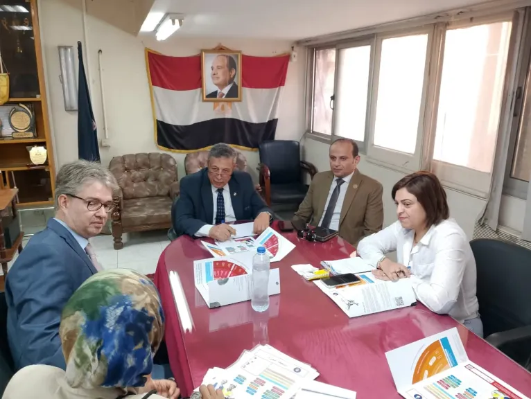 لتعزيز التعاون في قطاع التعليم بالبحيرة.. الديب يستقبل وفد الوكالة الألمانية ”Giz لتعزيز التعاون في قطاع التعليم بالبحيرة.. الديب يستقبل وفد الوكالة الألمانية ”Giz