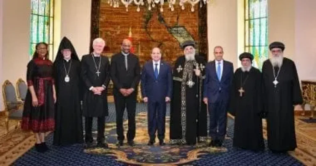 الرئيس السيسى يؤكد أهمية دعم مجلس الكنائس العالمى لجهود تثبيت وقف إطلاق... الرئيس السيسى يؤكد أهمية دعم مجلس الكنائس العالمى لجهود تثبيت وقف إطلاق النار