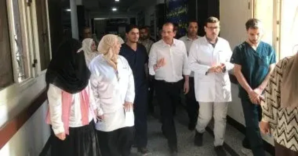 نائب وزير الصحة يتفقد مستشفى النوبارية المركزى لمتابعة انتظام العمل نائب وزير الصحة يتفقد مستشفى النوبارية المركزى لمتابعة انتظام العمل