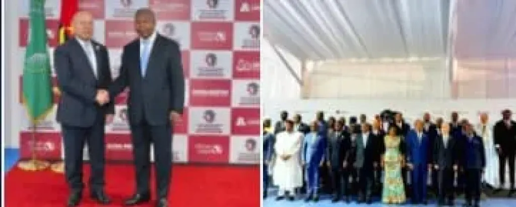 نيابة عن الرئيس..  وزير الصناعة والنقل يلقي كلمة مصر  ... نيابة عن الرئيس..  وزير الصناعة والنقل يلقي كلمة مصر   لتطوير البنية التحتية في أفريقيا  بالعاصمة الأنجولية لواندا