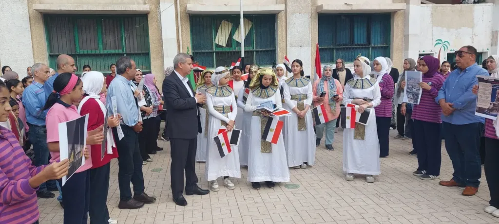 جانب من طابور الصباح