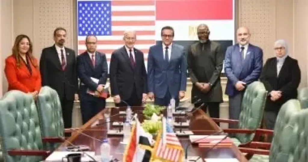 وزير الصحة يستقبل وزير خارجية ولاية نبراسكا الأمريكية لبحث تعزيز التعاون وزير الصحة يستقبل وزير خارجية ولاية نبراسكا الأمريكية لبحث تعزيز التعاون