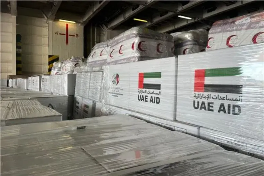 ميناء العريش البحري يستقبل السفينة الإماراتية العاشرة للمساعدات الإنسانية لغزة ميناء العريش البحري يستقبل السفينة الإماراتية العاشرة للمساعدات الإنسانية لغزة