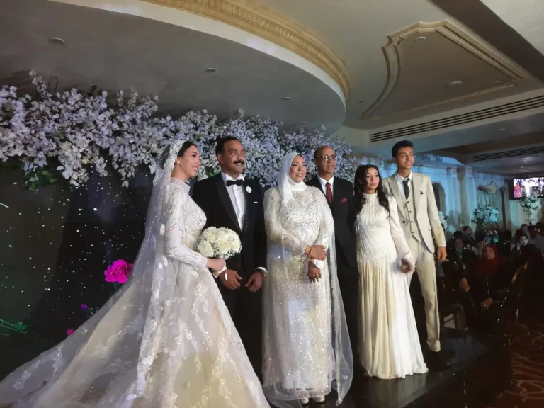 حفل زفاف اسطوري لكريمة النائبه وفاء رشاد خلف الله عضو مجلس الشيوخ ( صور )