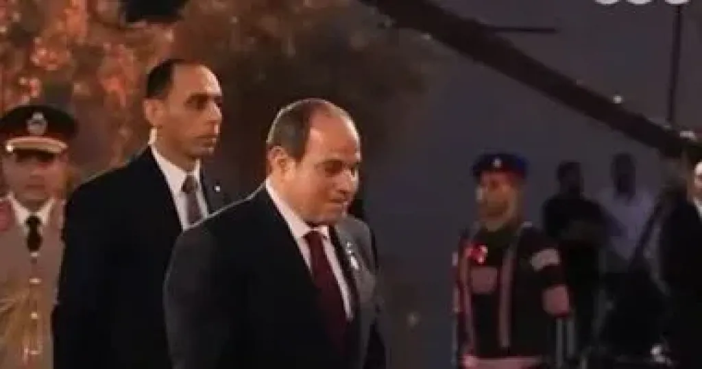 وصول الرئيس السيسي إلى المتحف المصري الكبير
