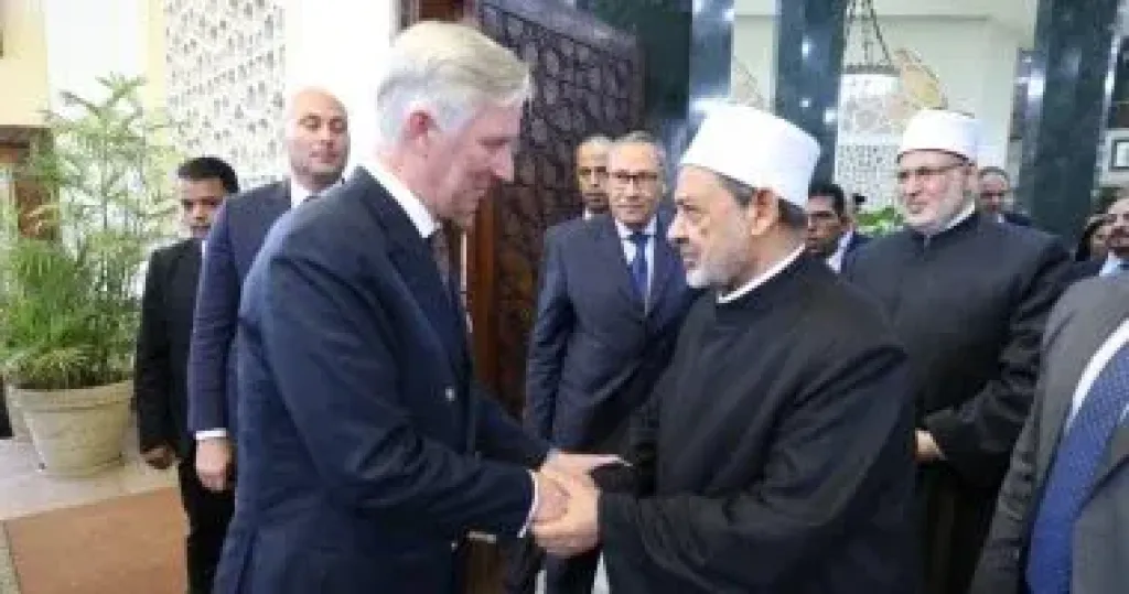 الإمام الأكبر يستقبل ملك بلجيكا فى رحاب الأزهر الشريف ويناقشان سبل تعزيز حوار الأديان