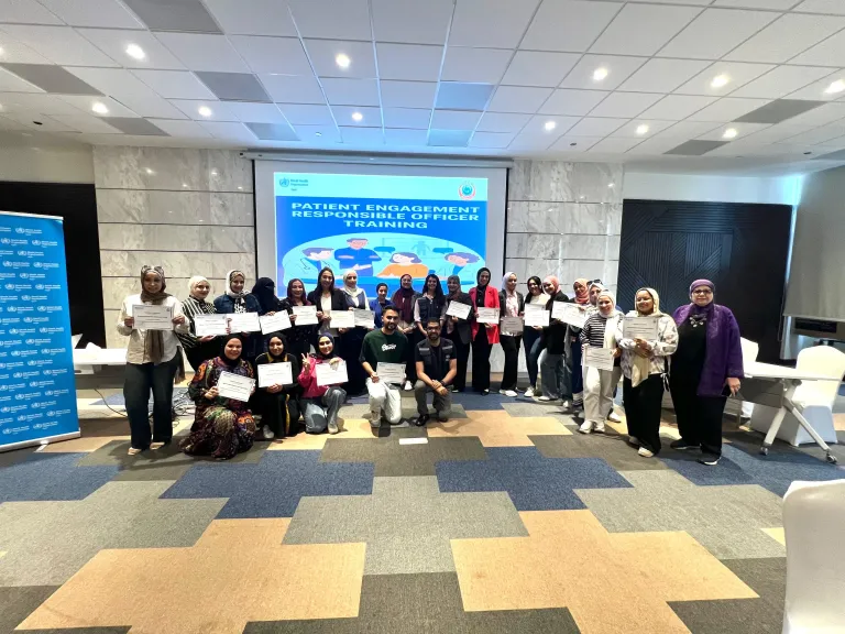 «الصحة» تطلق أول برنامج لتأهيل «مسؤولي إشراك المرضى» بالتعاون مع منظمة الصحة... «الصحة» تطلق أول برنامج لتأهيل «مسؤولي إشراك المرضى» بالتعاون مع منظمة الصحة العالمية