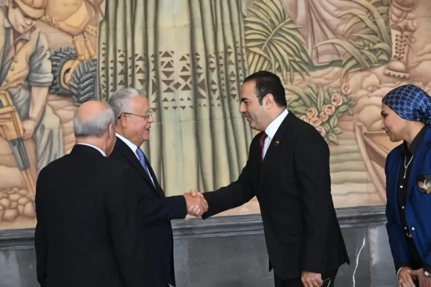 بالصور ...رئيس لجنة الشباب يشارك في لقاء رئيس المجلس التشريعي الأوزبكستاني ضمن الوفد الرسمي للمجلس