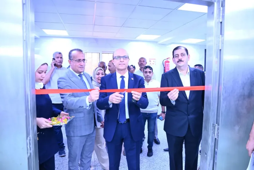 رئيس جامعة يفتتح حزمة من المشروعات الطبية الجديدة بالمستشفى الرئيسي