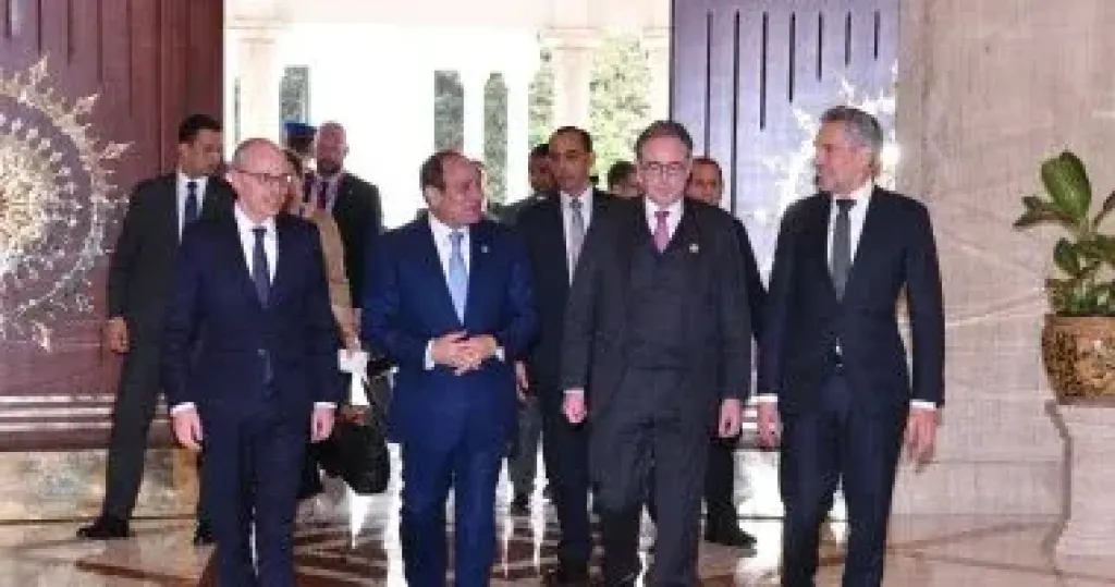 الرئيس السيسى يستقبل رؤساء وزراء دوقية لوكسمبورج وهولندا وبلجيكا