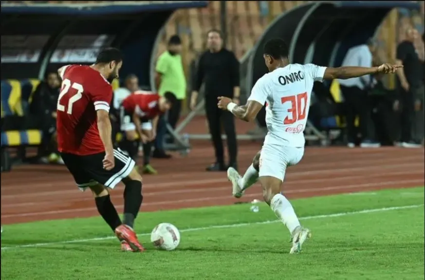 الزمالك يتقدم بهدف على الطلائع في شوط أول قوي|صور