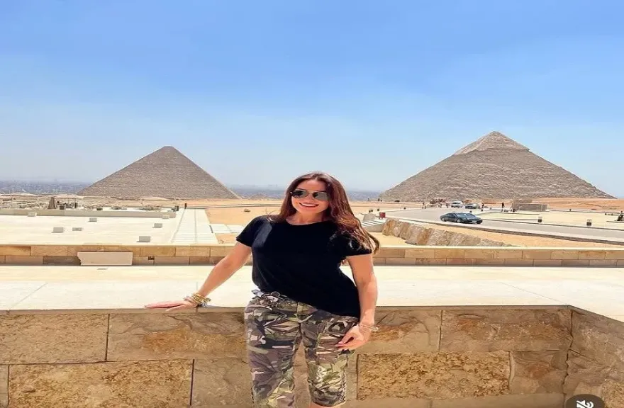 النجمة نرمين الفقي: حلوة يا بلدي.. العظمة والتاريخ والحضارة