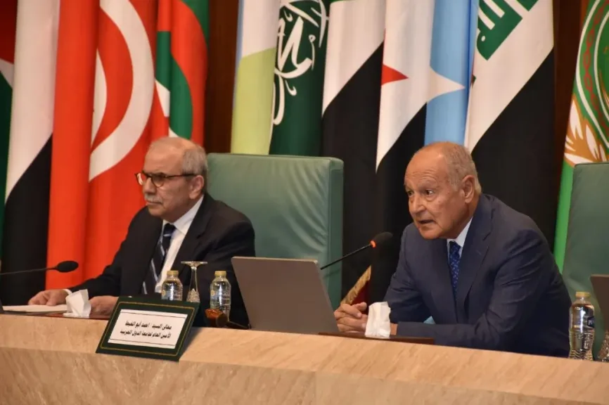 نواف سلام يزور الجامعة العربية ويلقي كلمة أمام المندوبين الدائمين..صور