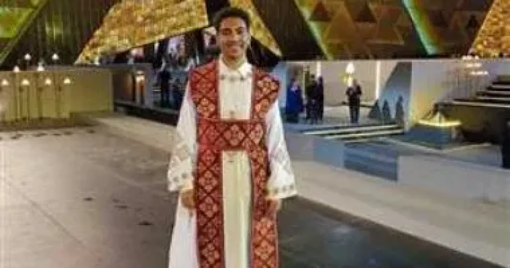 الشماس مينا فهيم مرنم حفل افتتاح المتحف المصرى: قدمت لحنا قبطيا اسمه ابؤرو