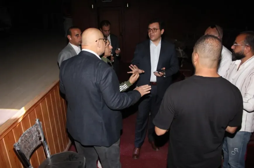 وزير الثقافة يتفقد مشروع إنشاء “مسرح مصر” ويوجّه بسرعة الانتهاء تمهيدًا للافتتاح التجريبي..صور